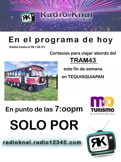 Cortesías para el TRAM43