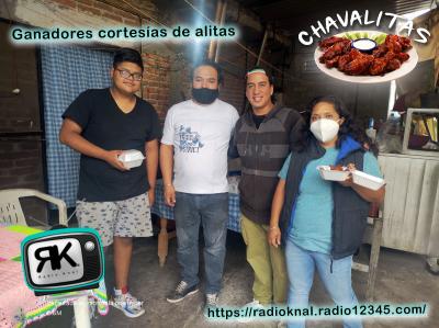 GANADORES CORTESÍAS DE ALITAS